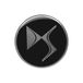 DS 3D-logo-stickers, zwart, 52 mm
