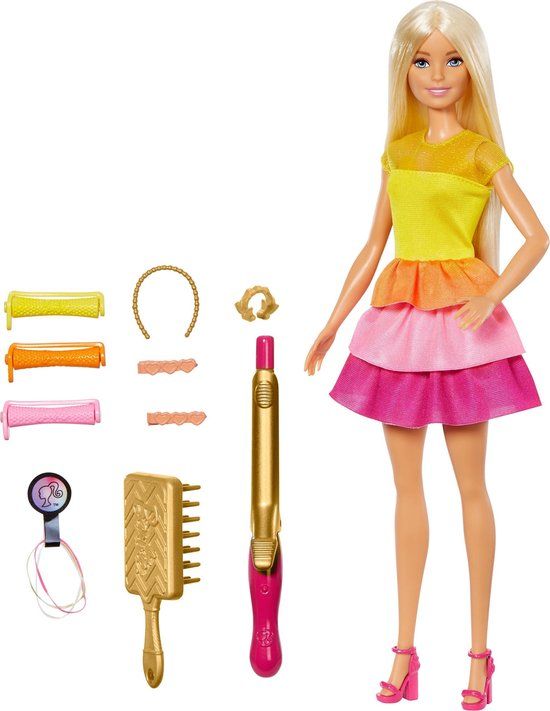 Barbie Ultieme Krullen Pop en Speelset - GBK24