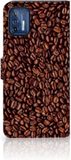 B2Ctelecom Motorola Moto G9 Plus Book Cover Koffiebonen