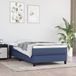 Maison Exclusive - Cadre de lit avec sommier tapissier, bleu, 100x200 cm, textile