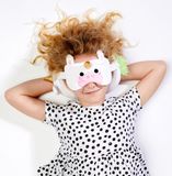 Out of the blue Pluche Reiskussen Met Slaapmasker, Unicorn