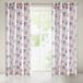Eurofirany 351162 Sheer Gordijn Wit Polyester Patroon Zeilring 1400 x 2500 mm