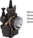 OEM Kivora B.V. Universele PWK carburateur 30mm – Aluminium, voor moto, pitbike, ATV, scooter, donkergrijs