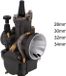 OEM Kivora B.V. Universele PWK carburateur 30mm – Aluminium, voor moto, pitbike, ATV, scooter, donkergrijs