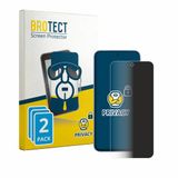 BROTECT - privacy screenprotector voor Tecno Spark 50 Pro - Folie Beschermfolie Blauwlichtfilter 2 Stuks