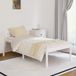 Maison Exclusive - Lit pour senior, blanc, 90x190 cm, bois de pin massif