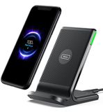 INIU Chargeur induction, standard, 15 W, sans fil, charge rapide, double bobine, lumière adaptative, facile à dormir, pour iPhone 15 14 13 12 11 Pro Max Samsung S22 S21 Xiaomi Google etc