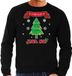 Bellatio Decorations Foute Kersttrui/sweater Heren - Ik Vind Er Geen Bal Aan - Zwart - Kerstfeest XL
