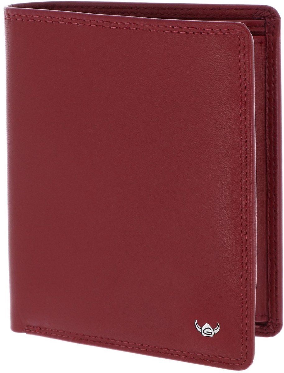 Golden Head Leren portemonnee Polo RFID Protect Kombischeintasche 1249 Rot donkerrood