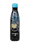 Konix Alchemy Isolierflasche - Edelstahl - 500 ml - Mystisches Motiv - Schwarz und Blau