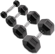 Body-Solid Hexagon Rubber Dumbbell 20 KG / Paar