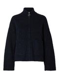 Selected Sia Trui Met Volledige Rits Blauw M Vrouw