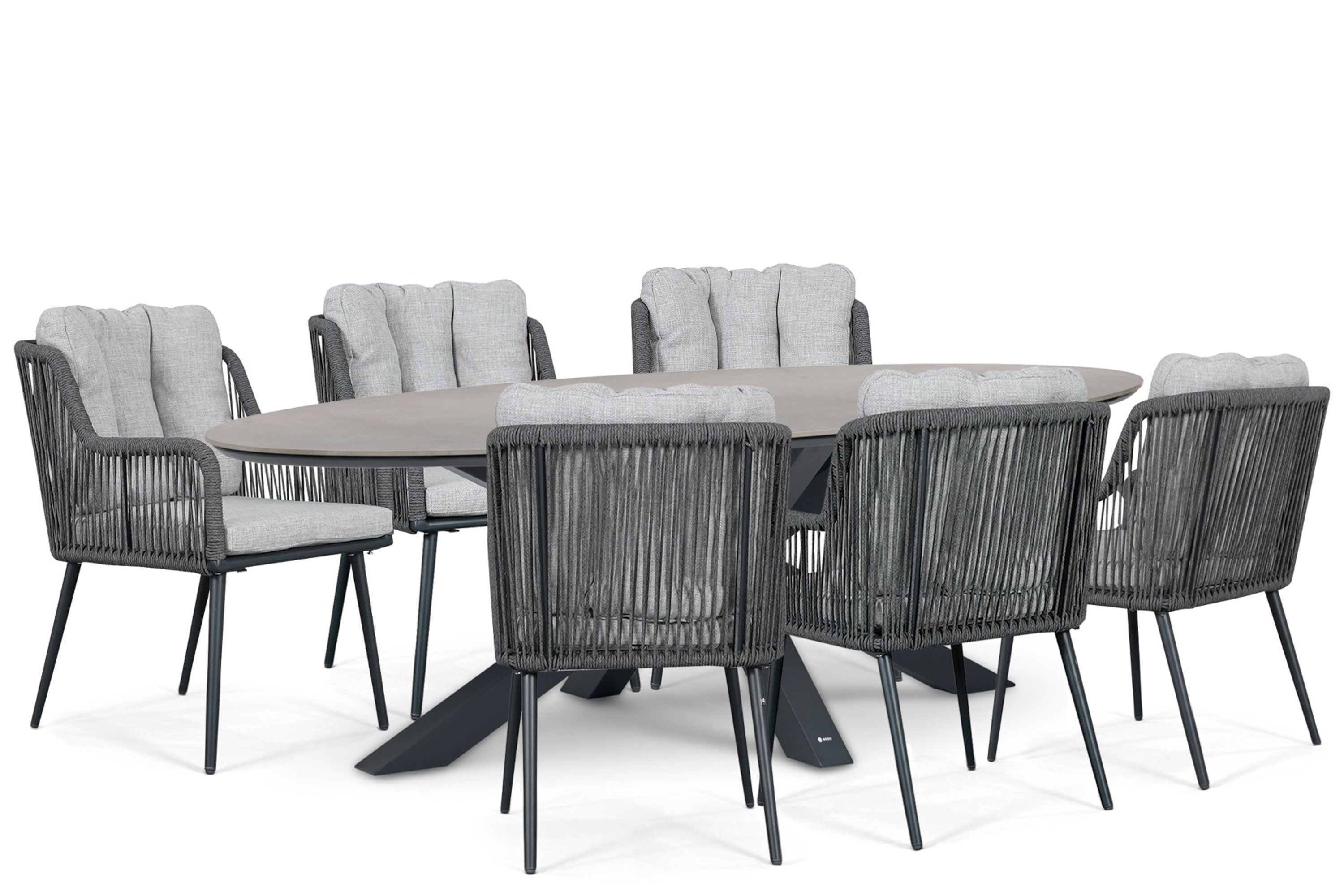 Lifestyle Garden Furniture Lifestyle Tivoli/Lunea 240x120 cm dining tuinset 7-delig