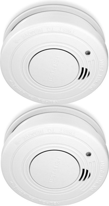 Alecto SA-29-5 Rookmelder - 2 stuks - 5 jaar batterij - EN14604