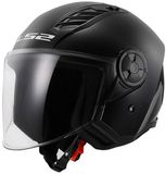 LS2 OF616 Airflow II Solid Gloss Black 06 Jethelm - Maat XXXL - Helm