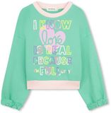 Billieblush U21918 Sweatshirt Vert 4 Ans Fille