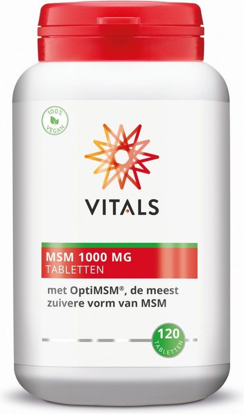 Vitals MSM 1000 mg - 120 tabletten - Met OptiMSM