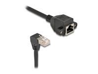 DeLOCK 80309 Netwerkkabel Zwart 0,25 m Cat6a S/FTP Rond