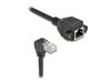 DeLOCK 80309 Netwerkkabel Zwart 0,25 m Cat6a S/FTP Rond