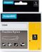 PRINTLINE ruban compatible pour DYMO 18490, 12mm, 3,5 mètre, texte noir/fond jaune, RHINO, nylon, flexible