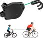 OEM BeiJingLiangPinJiaZuoKeJiWenHuaFaZhanYouXianGongSi Fiets Sleepkoord - Intrekbaar en Rekbaar - Voor Ouder en Kind Fietsen - 1.5 meter, Groen/Zwart