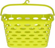 Plasticforte Wasknijpers ophang mandje aan haak - 26 x 15 x 21 cm - groen - kunststof