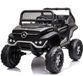 FINOOS Mercedes Unimog - Elektrische Kinderauto - 12V - met Afstandsbediening - 4x4 - Zwart