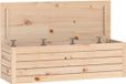 vidaXL boîte de rangement 109x36,5x33 cm pin massif