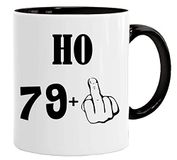 Verjaardagmok, 80 jaar geschenk Ho 79 + 1 - mok / beker origineel verjaardagscadeau / mok met grappige motieven