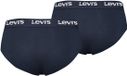 Levis Men's REPEAT LOGO Briefs - 2 Pack - Navy - XL