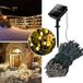 Solaire 10 mètres, 100 LED guirlande lumineuse, blanc chaud