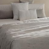 Sancarlos Jacquard Aleli dekbedovertrek, 50% katoen, 50% polyester, (bed 105, lichtgrijs)
