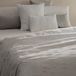 Sancarlos Jacquard Aleli dekbedovertrek, 50% katoen, 50% polyester, (bed 105, lichtgrijs)