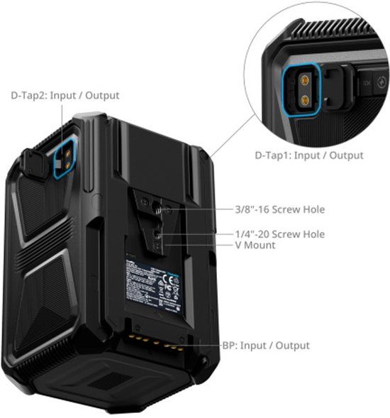 SmallRig - 4985 - X-Touch V-Mount Accu X221 - Triple-Proof Battery