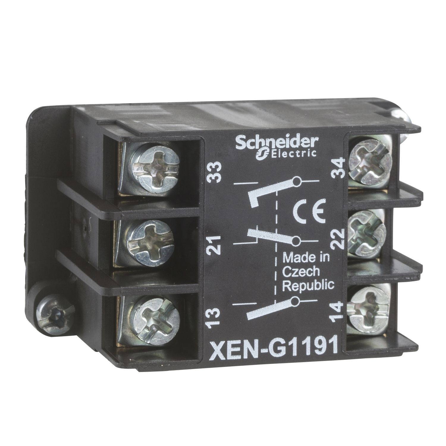 SCHNEIDER ELECTRIC XENG1191 - Hulpcontacten - Zwart