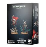 Games Workshop Daemonifuge – Ephrael Stern & Kyganil - Figurines et objets de collection - plastique - gris - plastique - 12 ans - Figurine de collection - Oui - 2 pièces - unisexe
