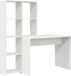 Bureau Blanc 138,5 x 55 x 143 cm Bois transformé