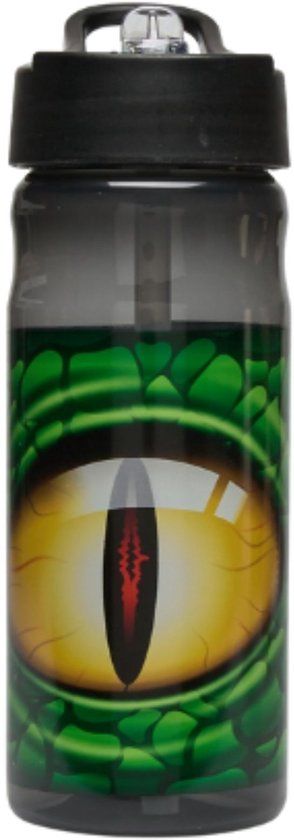 Lunch Buddies Drinkfles Dino 550 Ml Polypropyleen Zwart/groen