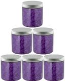 Claudius Cosmetics B.V. Badzout Lavendel - 300 gram - Pot met aluminium deksel - set van 6 stuks