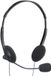 SoundLAB on-ear stereo headset - 2x 3,5mm Jack / zwart - 2,5 meter
