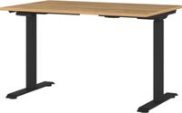 Germania Elektrisch verstelbaar bureau Cornel - 120x80x72cm - eikdecor/zwart