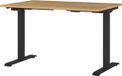 Germania Elektrisch verstelbaar bureau Cornel - 120x80x72cm - eikdecor/zwart