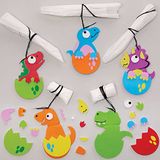 Baker Ross Dinosaurus Parachute Pakketten - Pak van 6