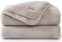 UGG Whitecap Pluche Flanel Fleece Deken 177 x 127 cm
