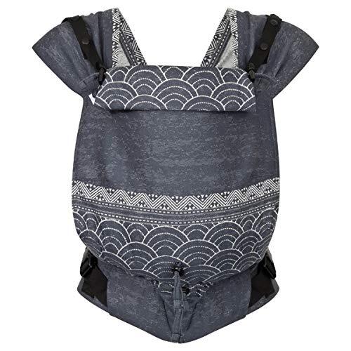 Hoppediz Pasgeboren babydraagzak Prime o Jacquard Sapporo grijs