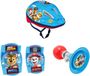 4KidsOnly Paw Patrol Fietsaccessoires Helm, Handschoentjes en Knie- en Elleboogbeschermers Blauw S