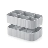 Guzzini Eco-Kitchen DRAIN&SAFE Bestekbak Matgrijs 17x10xh11 cm 17820033