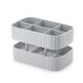 Guzzini Eco-Kitchen DRAIN&SAFE Bestekbak Matgrijs 17x10xh11 cm 17820033