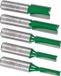 Imperial Imperial frezenset - 5-delige set rechte frezen - 1/4 inch tot 5/8 inch - pen- en gatfrees - SET/MT1X8MMTC