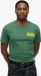 Superdry VL EMBROIDERED RELAXED TEE Homme T-shirt Vert S
